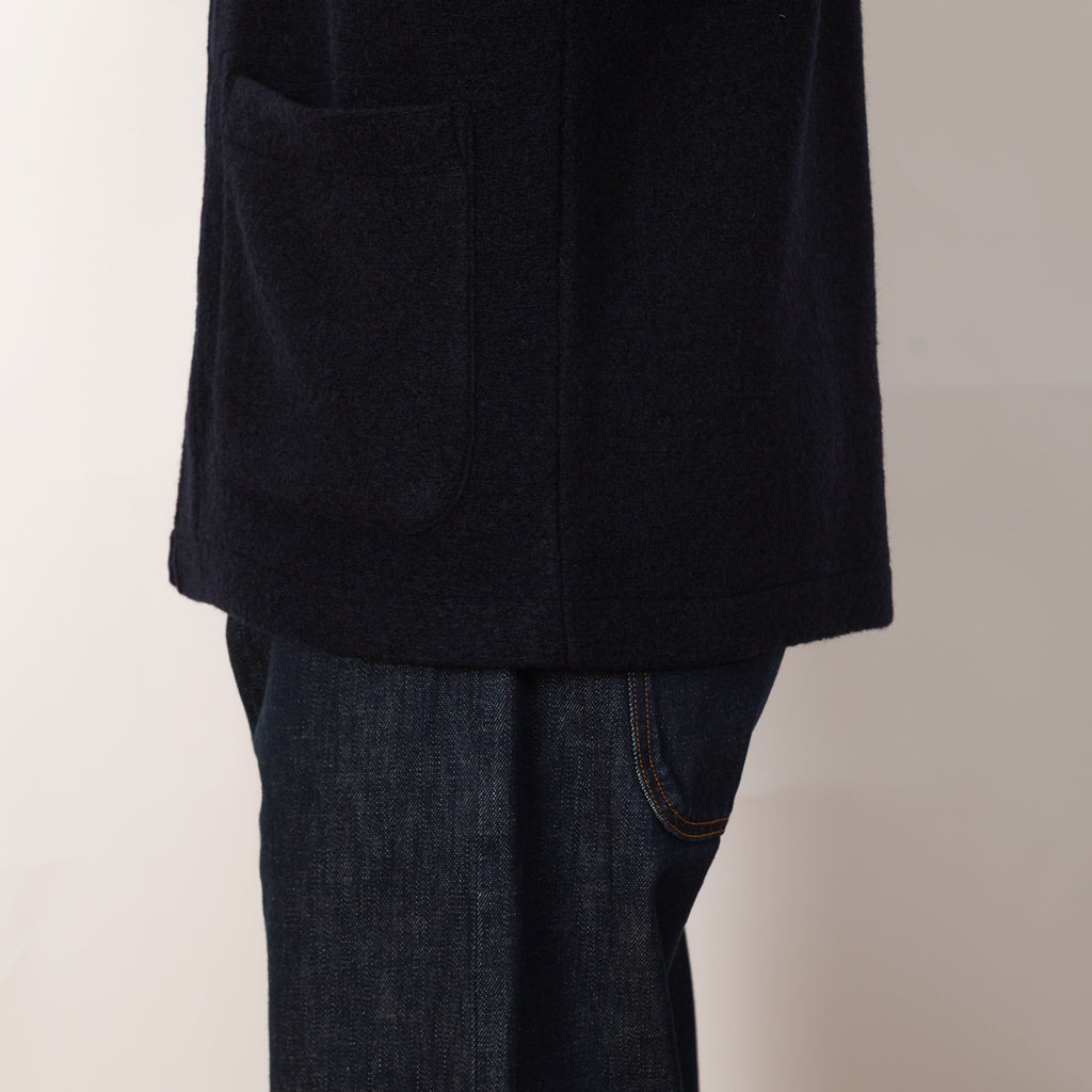 Field Jacket Wool Fleece - Navy