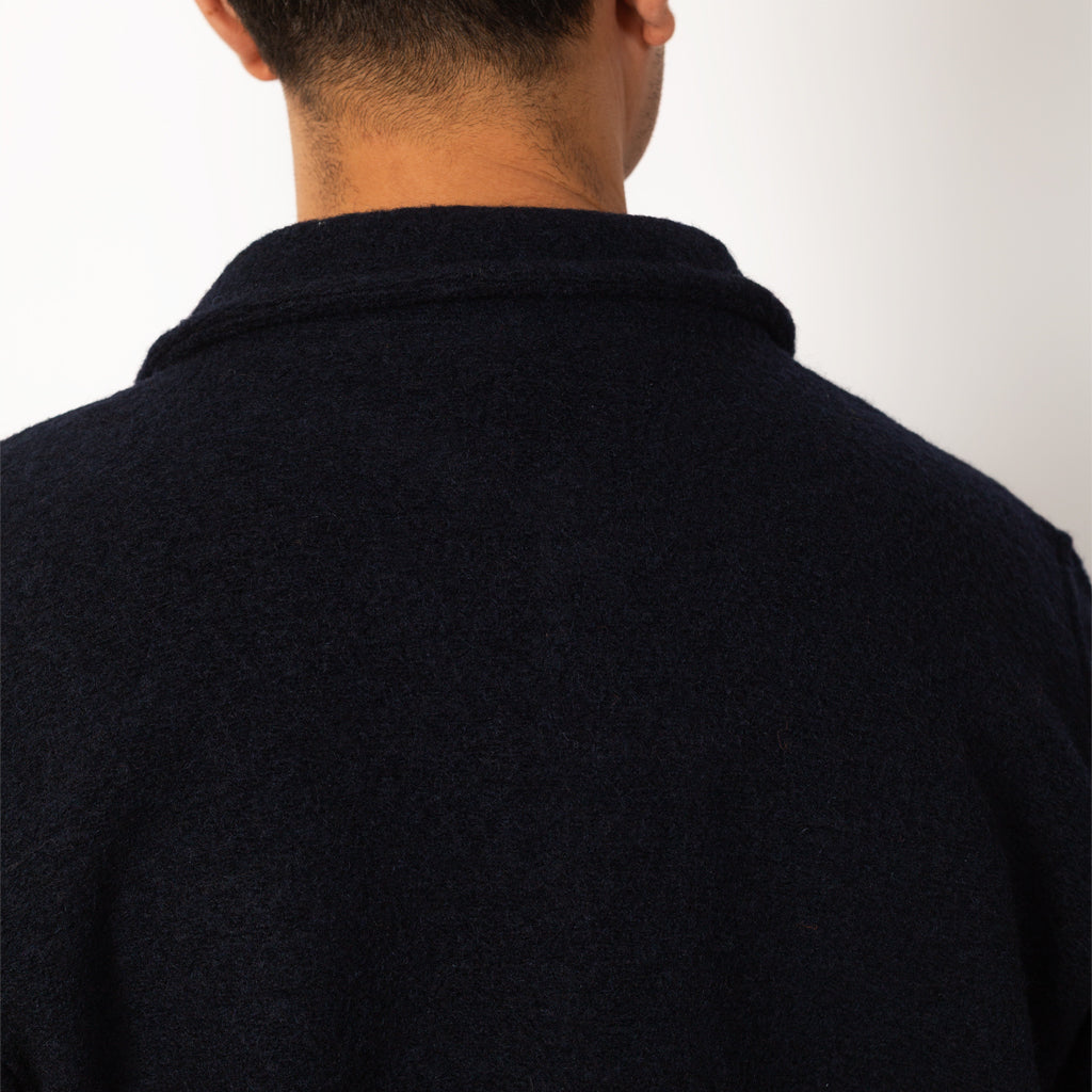 Field Jacket Wool Fleece - Navy