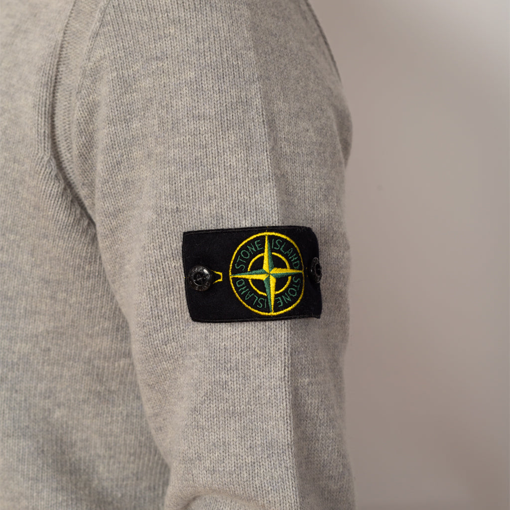 Lambswool Crew Knit - Polvere Melange - V0M64