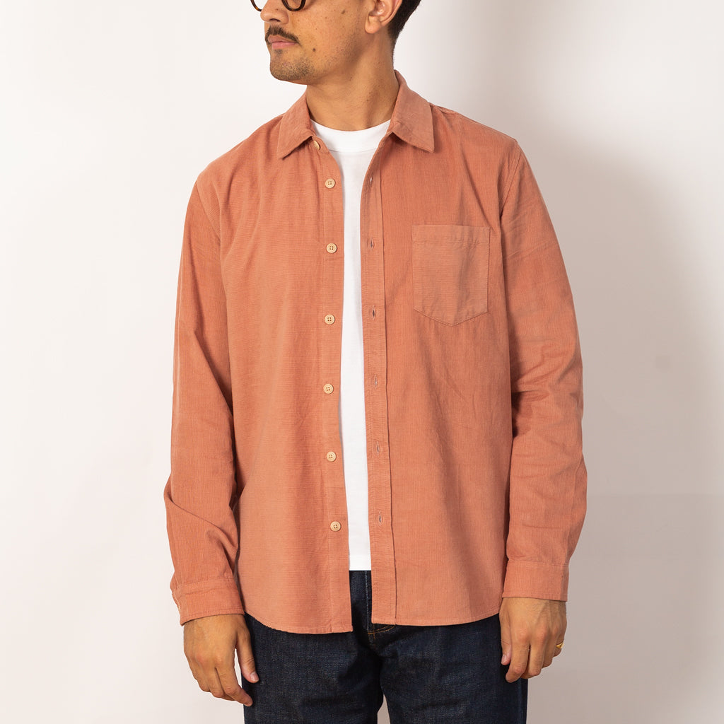 Direction Baby Cord Shirt - Dusty Pink