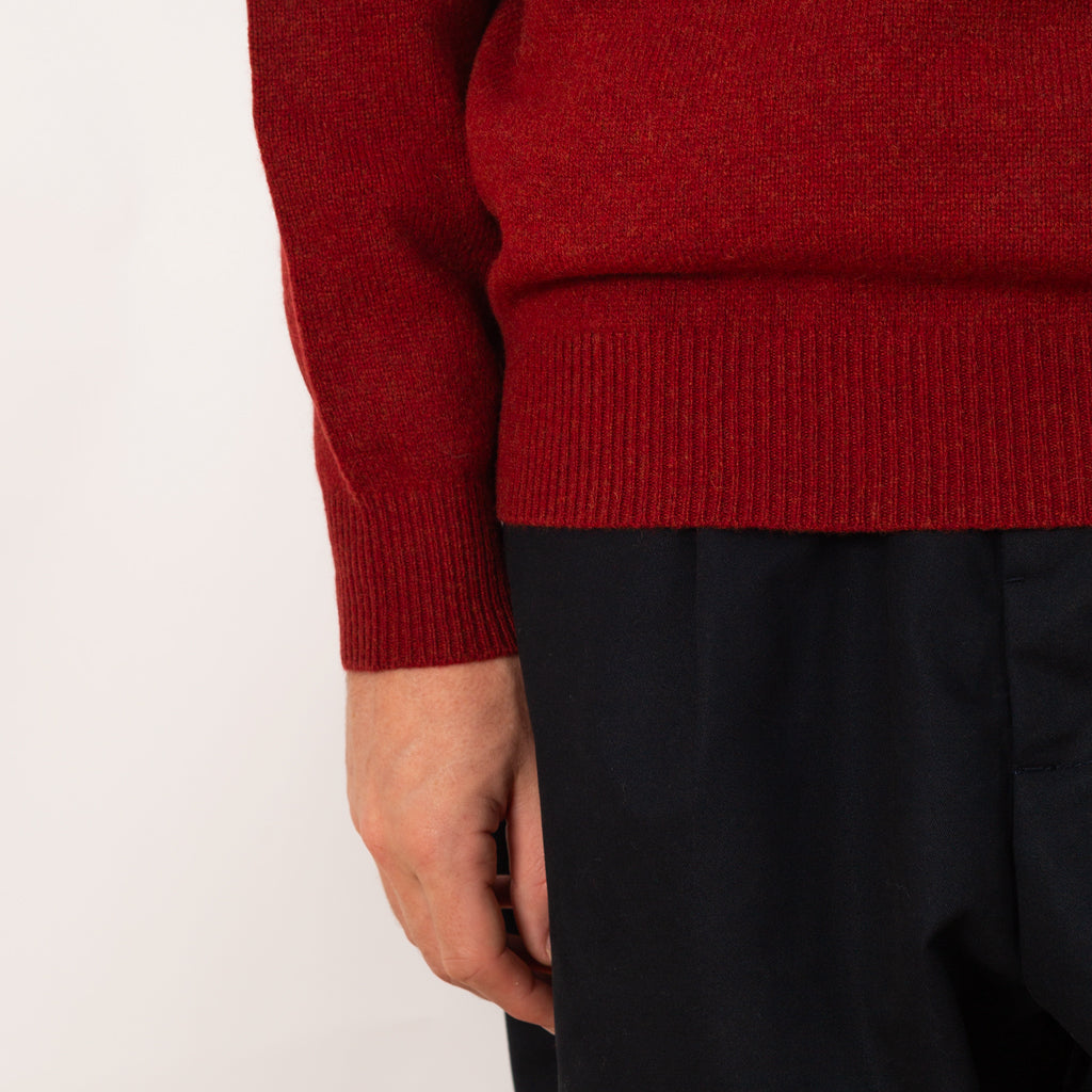 Knit Polo 9G - Burgundy