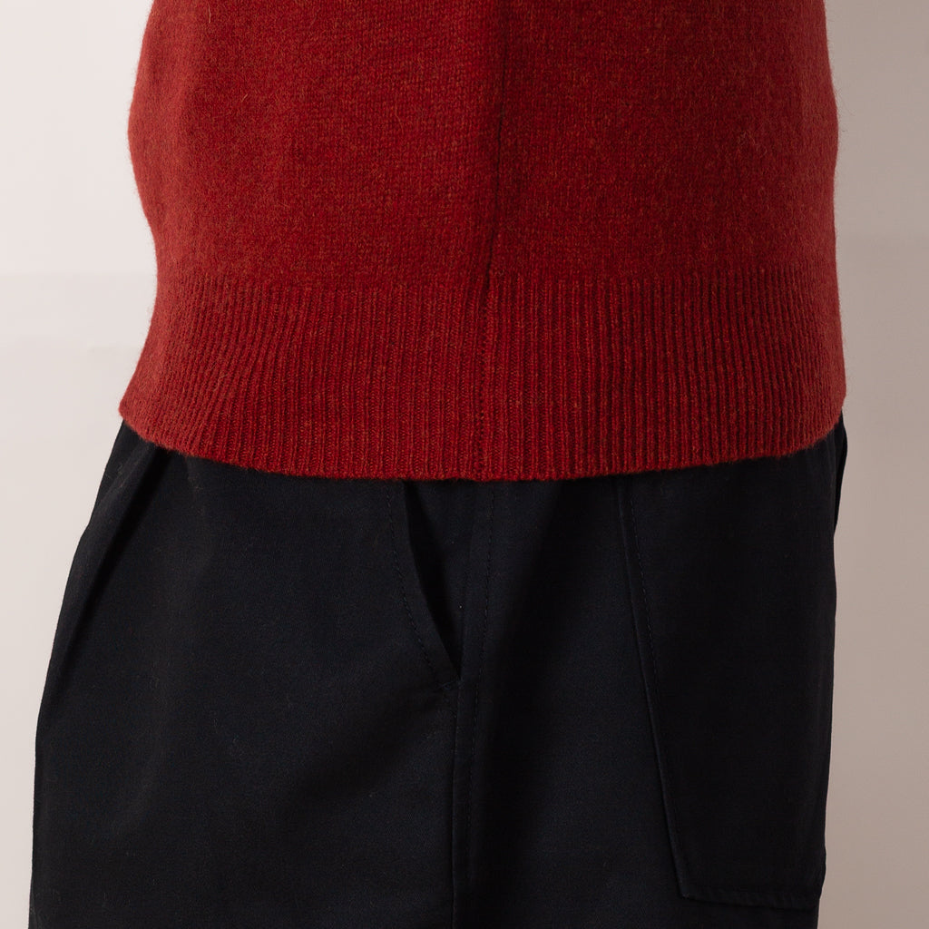 Knit Polo 9G - Burgundy