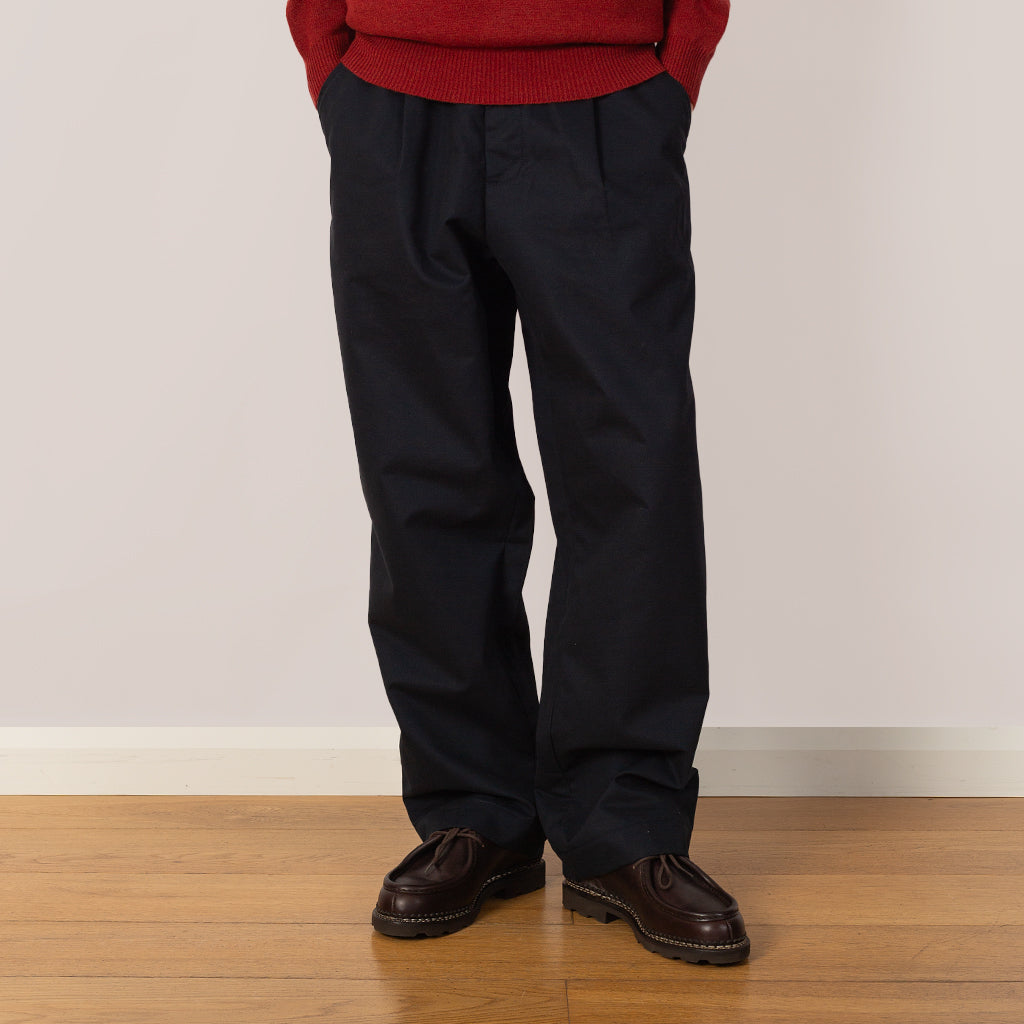 Duke Pant - Brushed Polytech Navy