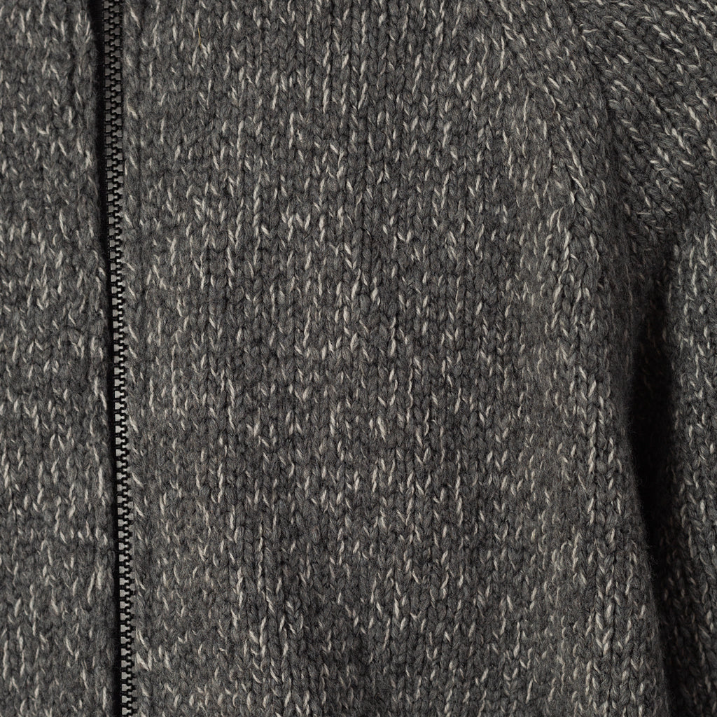 Full Zip Knit - Grey - V0M6B