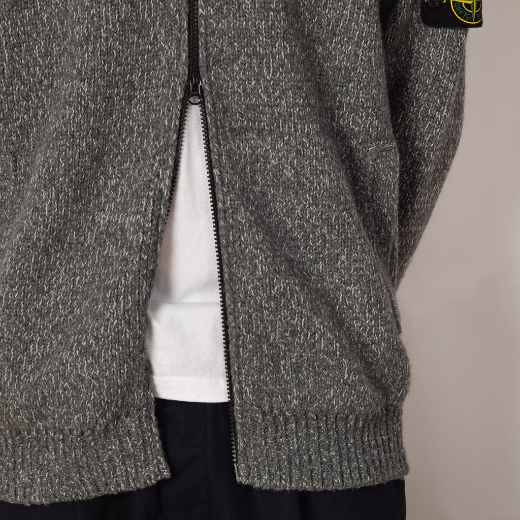 Full Zip Knit - Grey - V0M6B