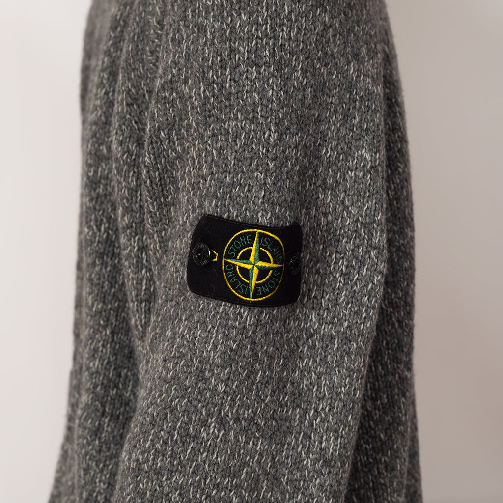 Full Zip Knit - Grey - V0M6B