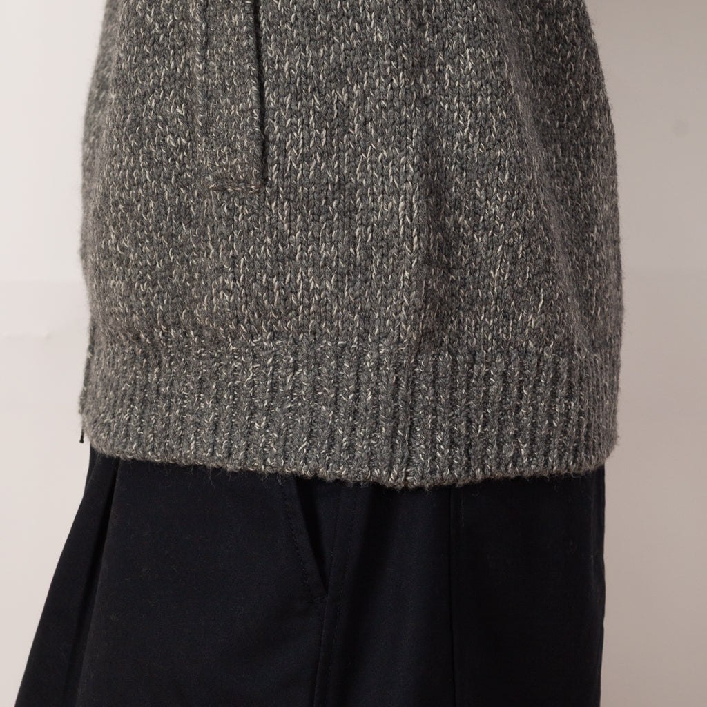 Full Zip Knit - Grey - V0M6B