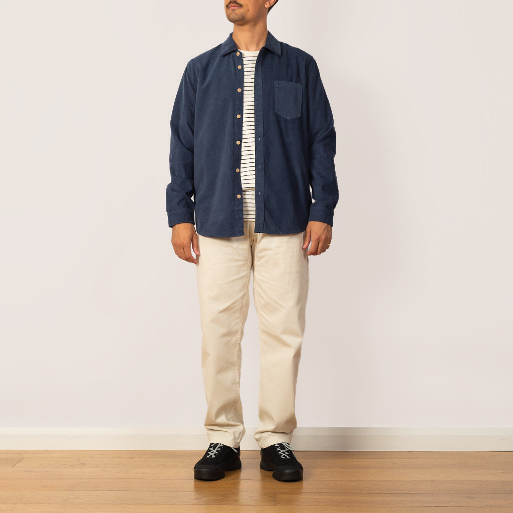 Direction Baby Cord Shirt - Washed Ink
