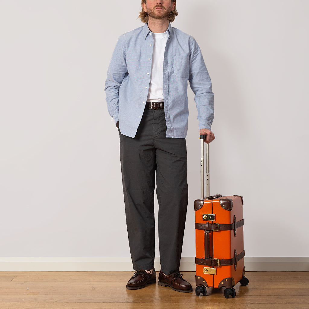 Centenary Four Wheel Carry-On Case - Marmalade/Brown/Gold