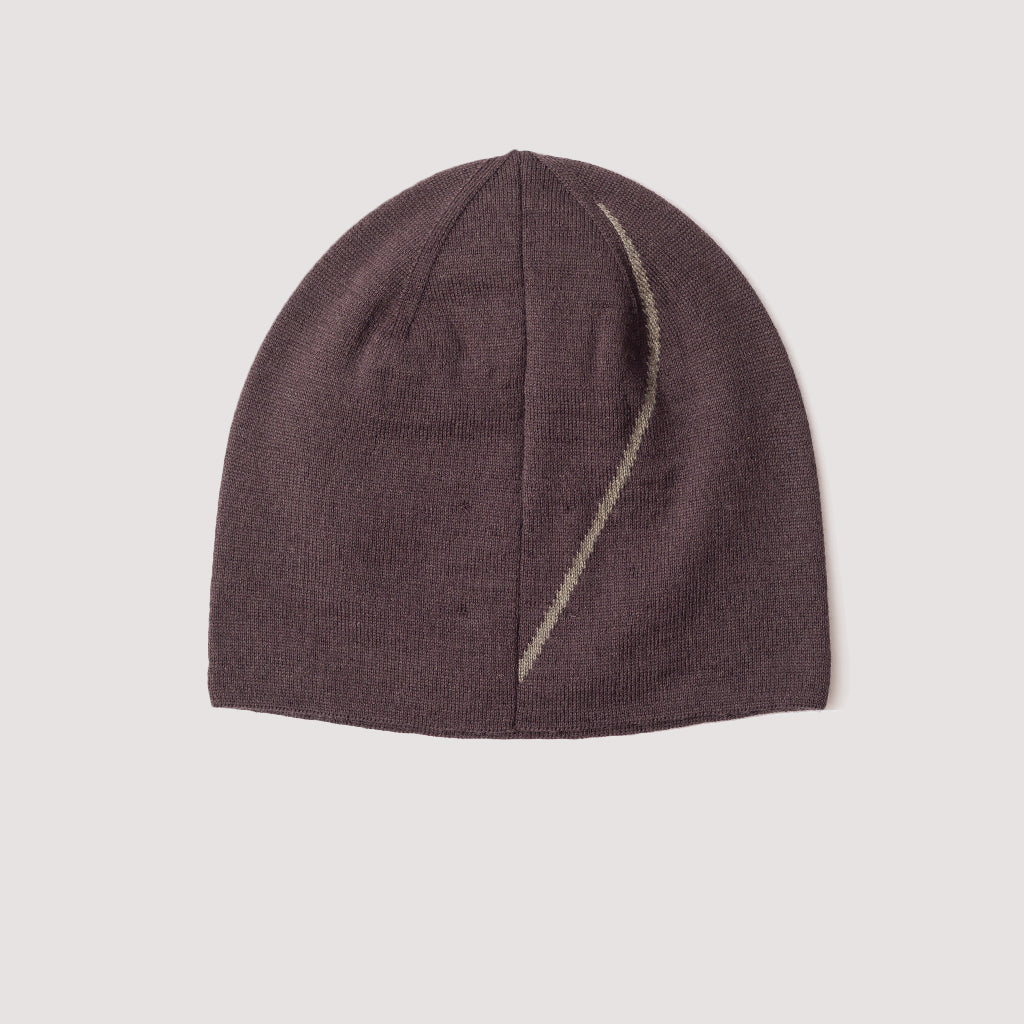 Logo Wool Beanie - Brown