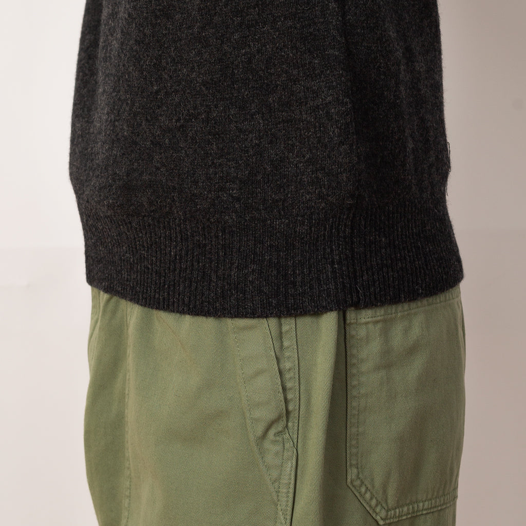 Knit Polo 9G - Charcoal