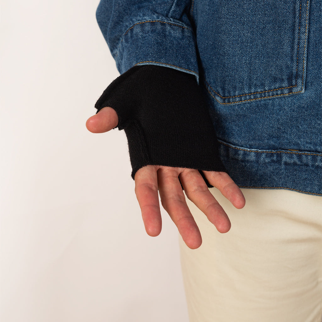 Gulanti Lanoso Gloves - Nero