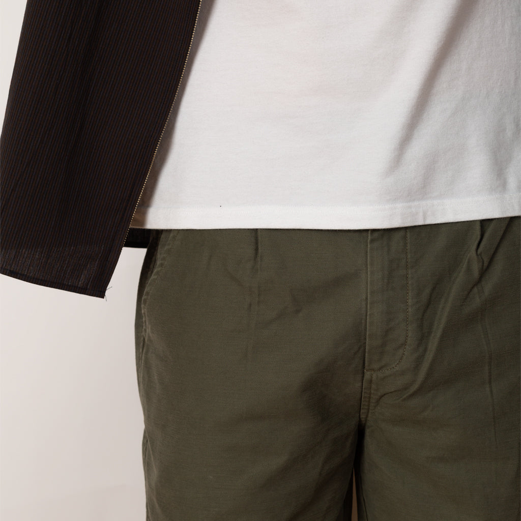 Signal Pant - Dark Olive Slub