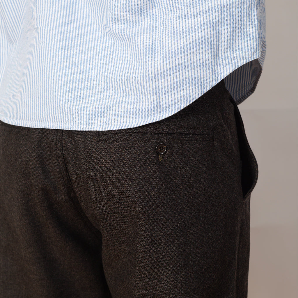 Military Chino - Upcycled IT Tweed Brown