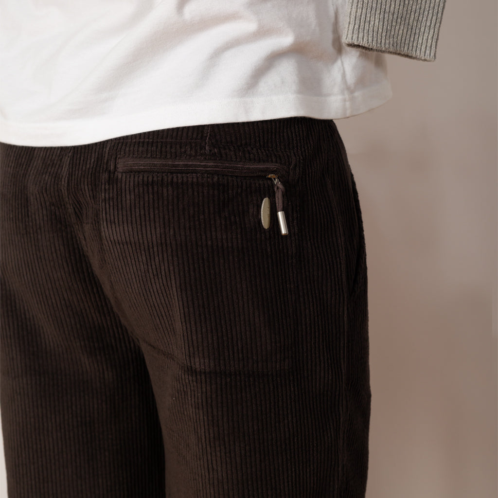Signal Pant - Black Grape Chunky Cord