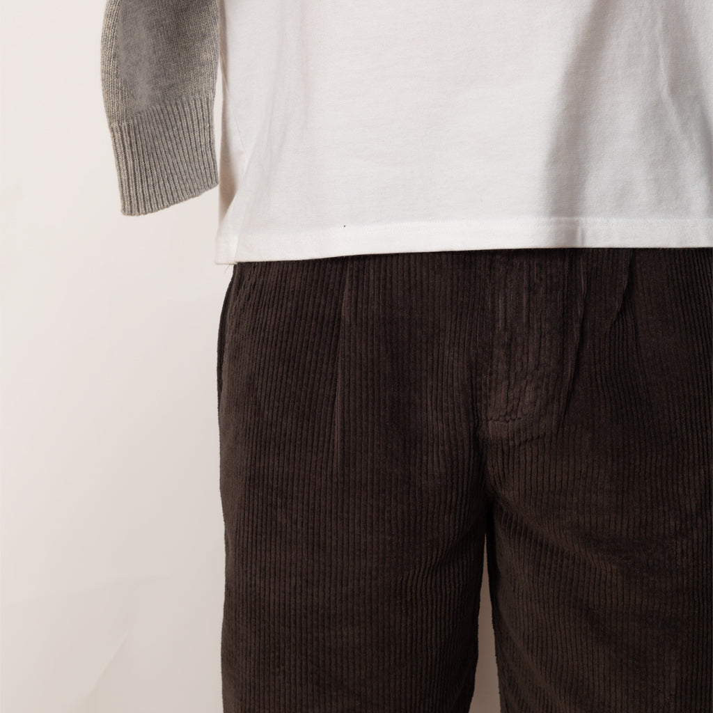 Signal Pant - Black Grape Chunky Cord