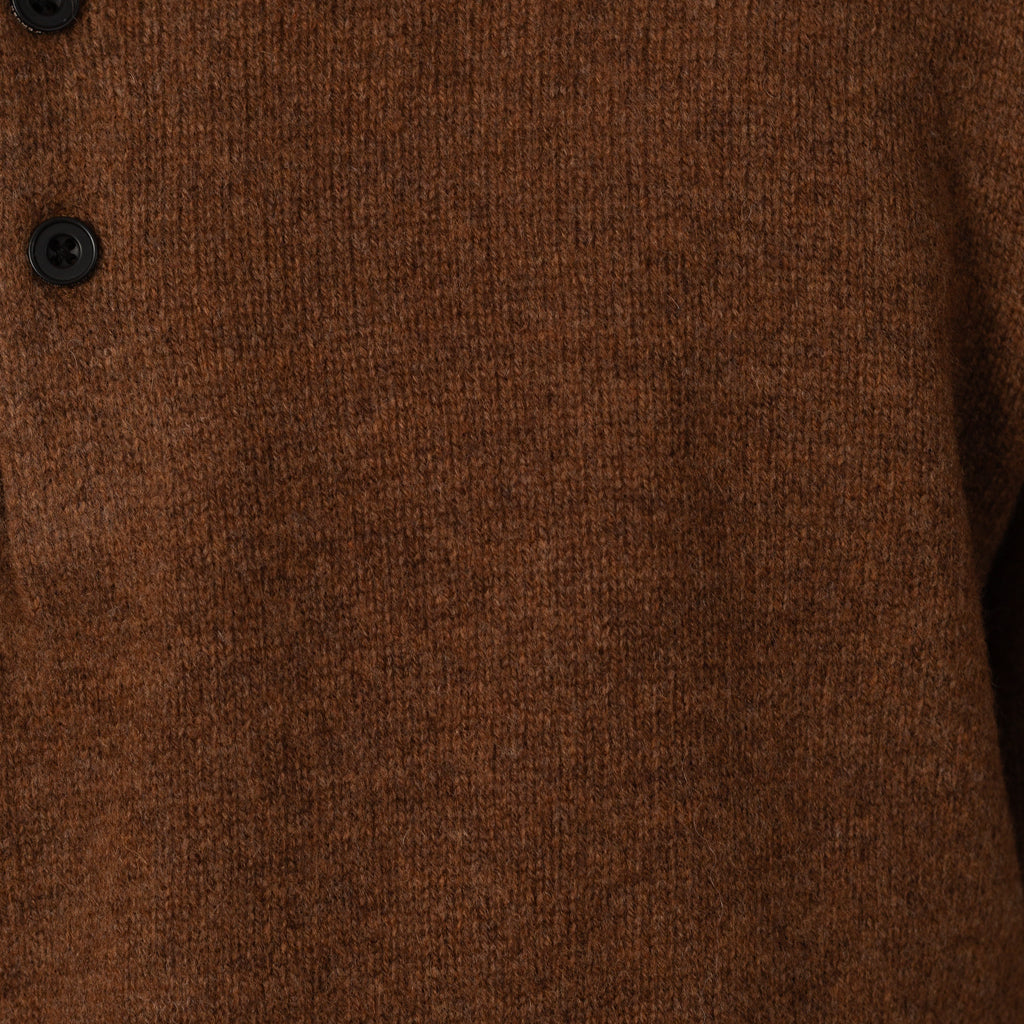 Knit Polo 9G - Brown
