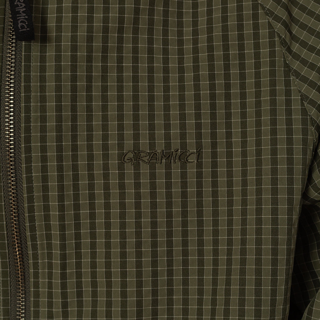 Northside Plaid Hooded Jacket - Olive