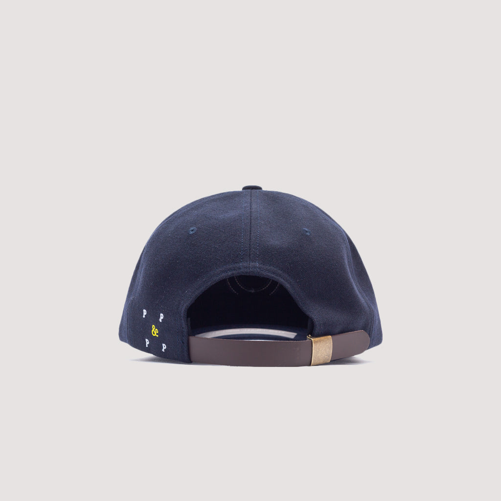 Peggs & son O 6 Panel Cap - Dark Navy/Off White