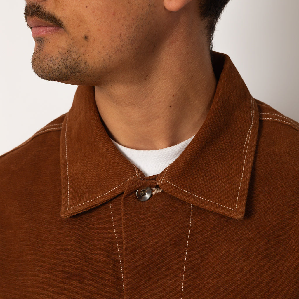 Station Jacket - Brown Wonky Wear