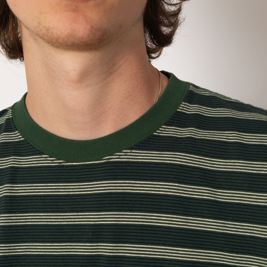 Pocket Tee Pin Stripe - Green