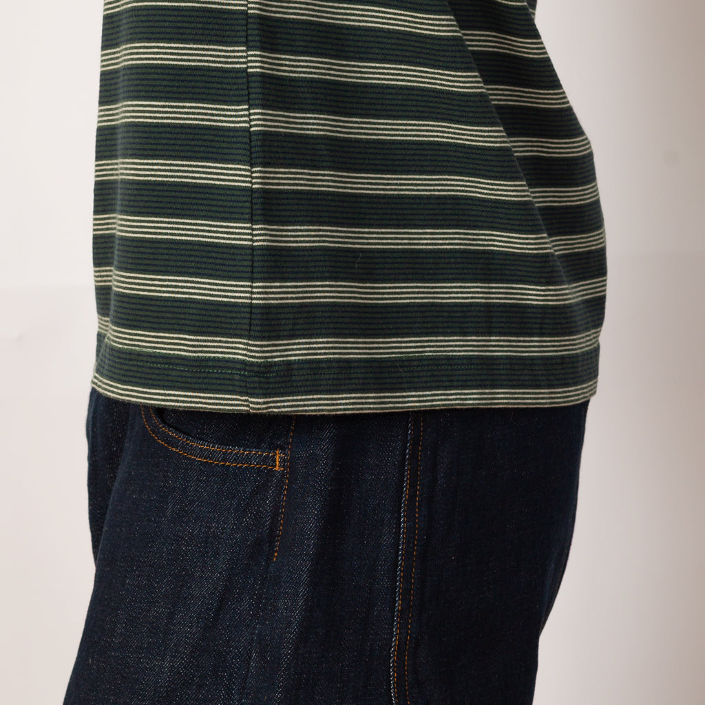 Pocket Tee Pin Stripe - Green