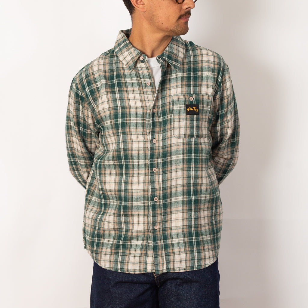 Flannel Shirt - Green Plaid