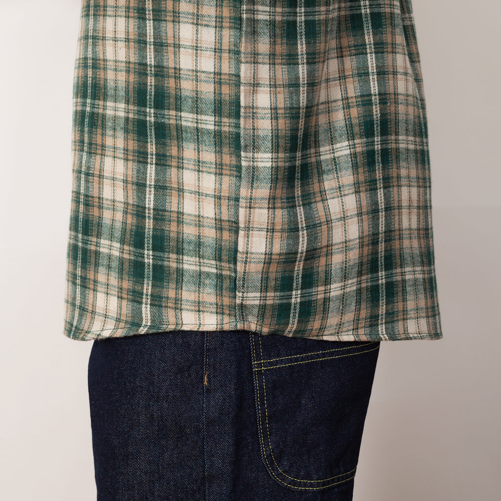 Flannel Shirt - Green Plaid