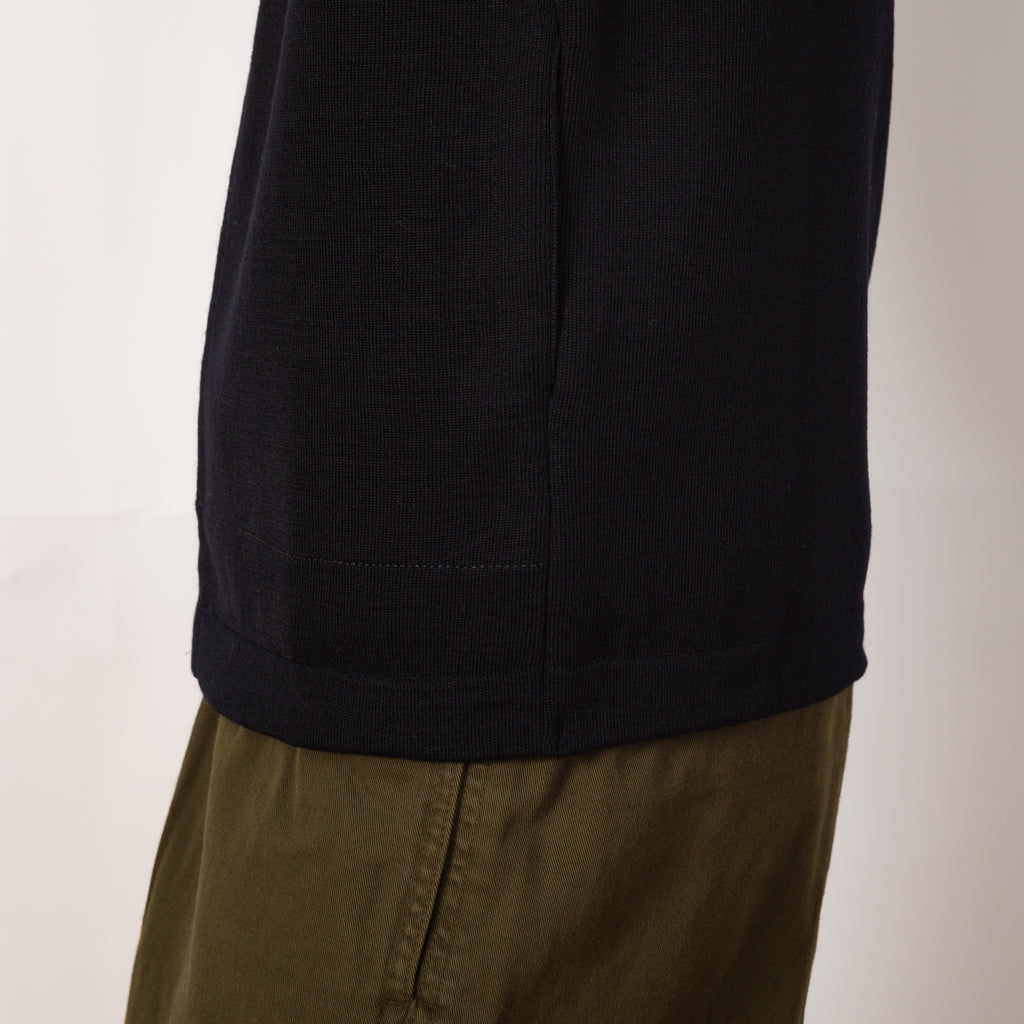 Naval Full Zip - Compact Blue Static
