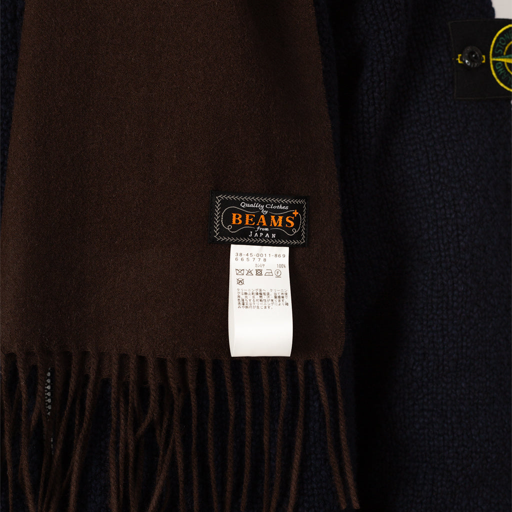 Cashmere Scarf Solid - Dark Brown