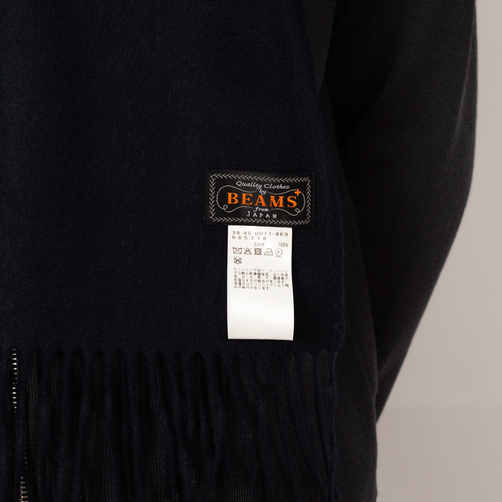 Cashmere Scarf Solid - Navy