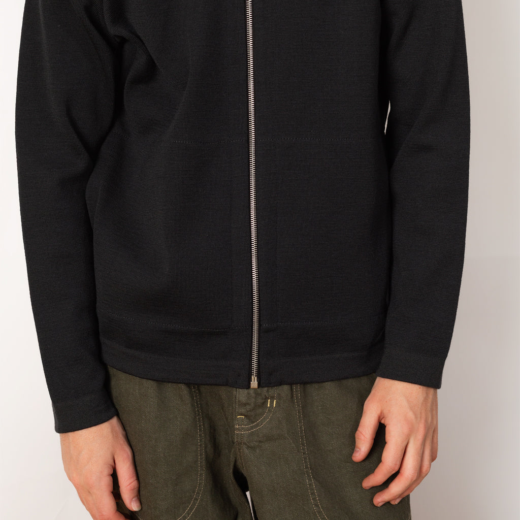 Naval Full Zip - Molten Grey
