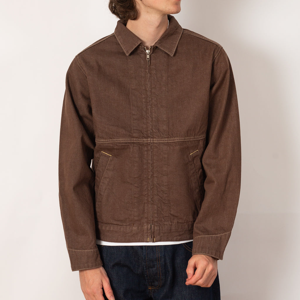 Japanese Slub Denim Jacket - Amber