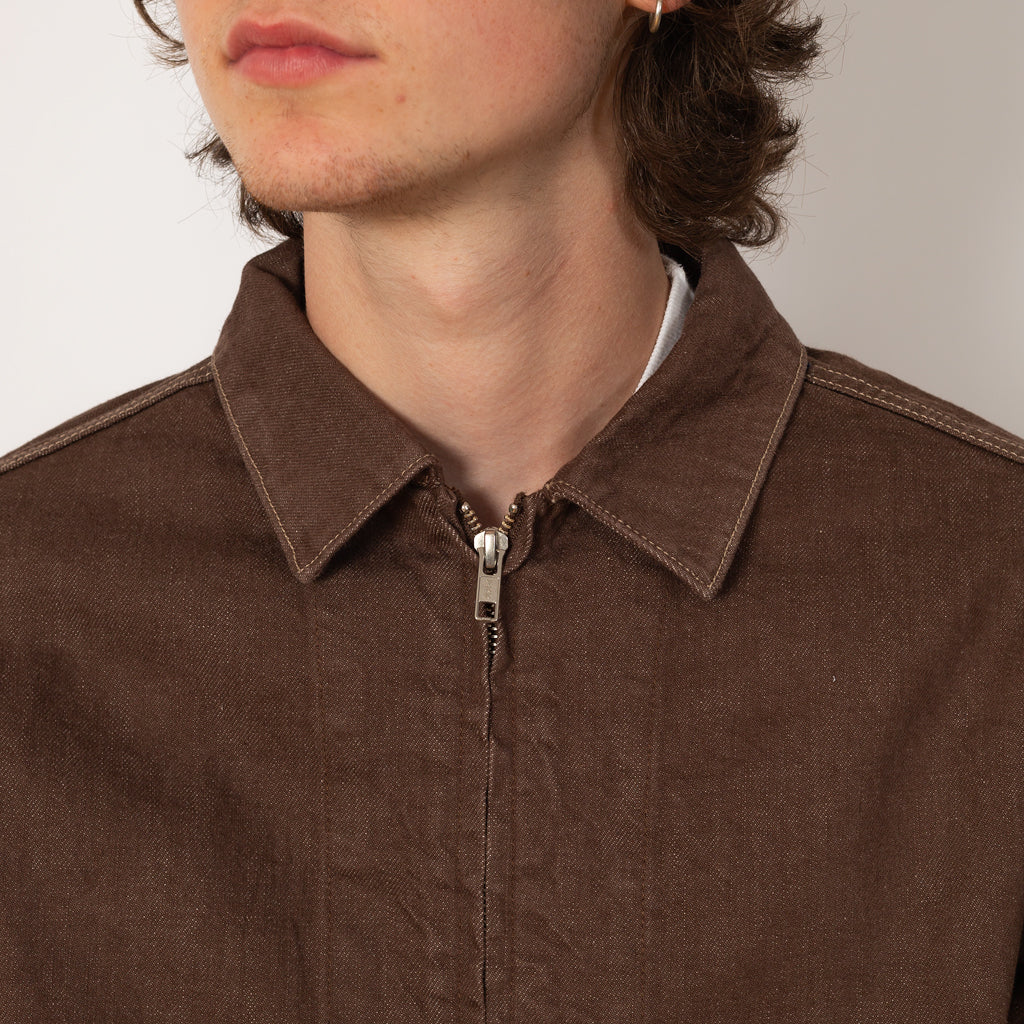 Japanese Slub Denim Jacket - Amber