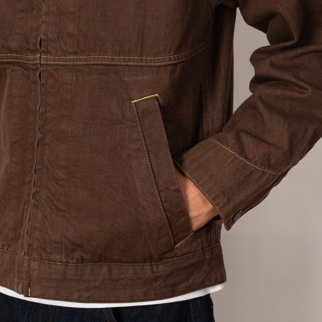 Japanese Slub Denim Jacket - Amber