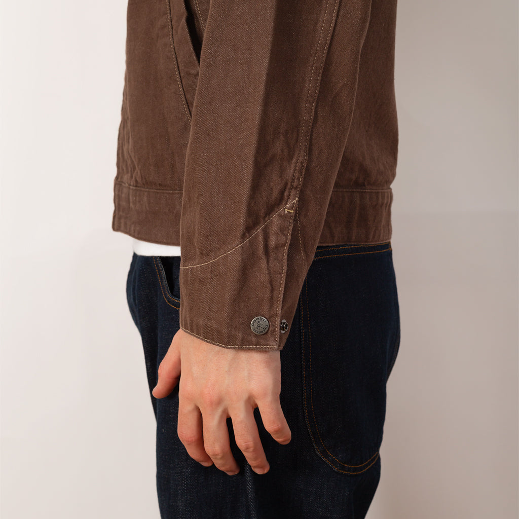 Japanese Slub Denim Jacket - Amber