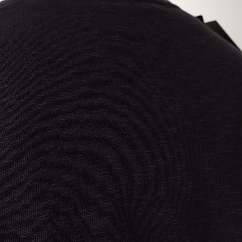 Crew Neck Slub - Ink - V0026