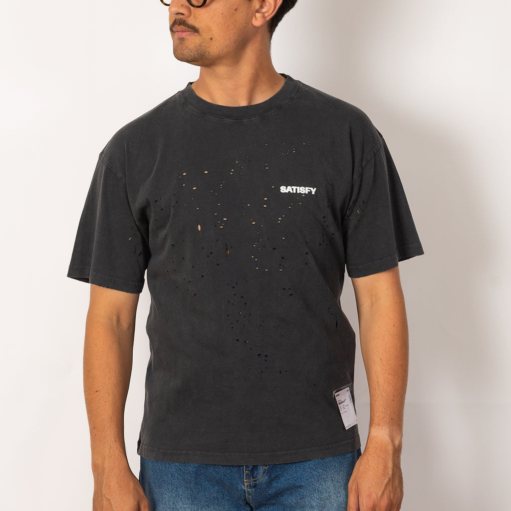 MothTech T-Shirt - Aged Black