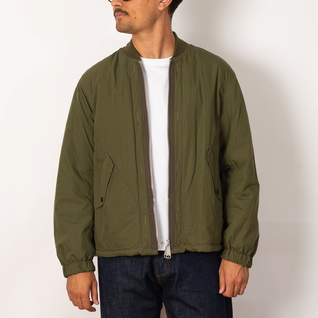Reversible MA-1 Type Jacket - Olive