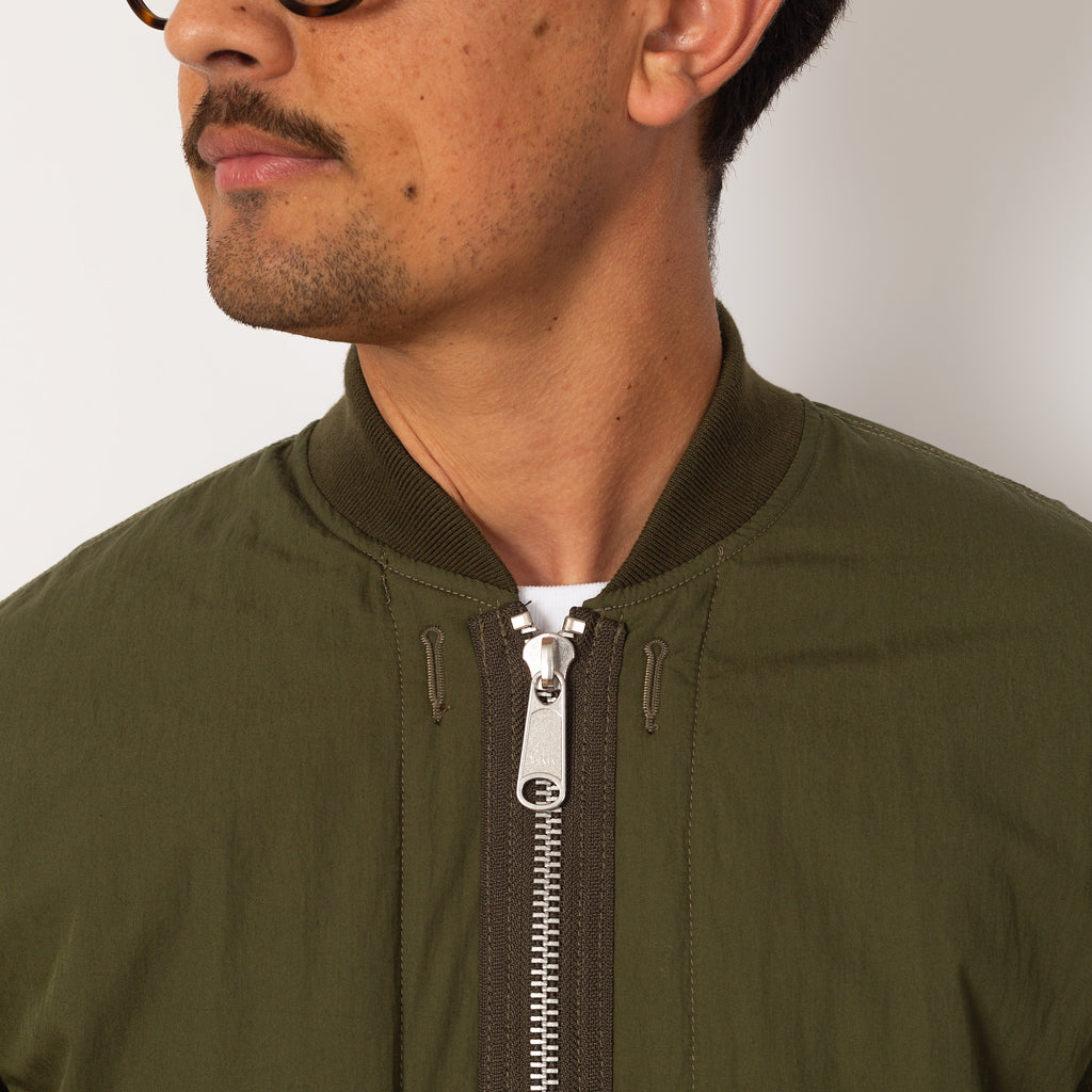 Reversible MA-1 Type Jacket - Olive
