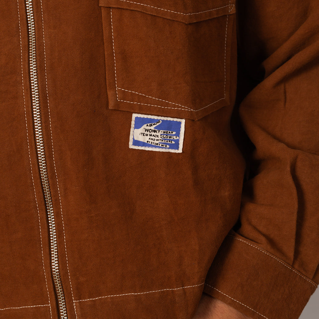 555 Jacket - Brown Wonky Wear