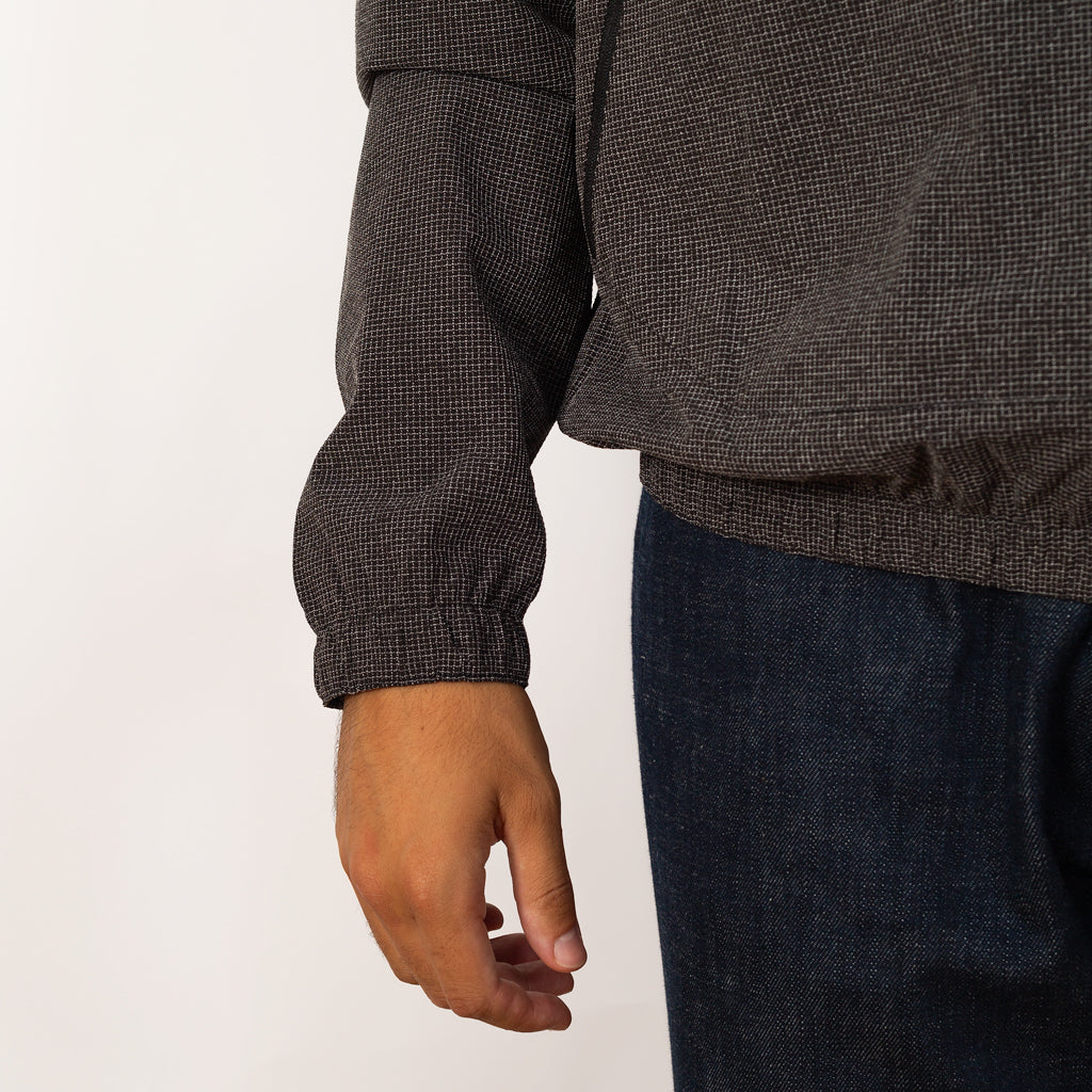 Lamon Reinforced Technical Zip Up Shirt - Black