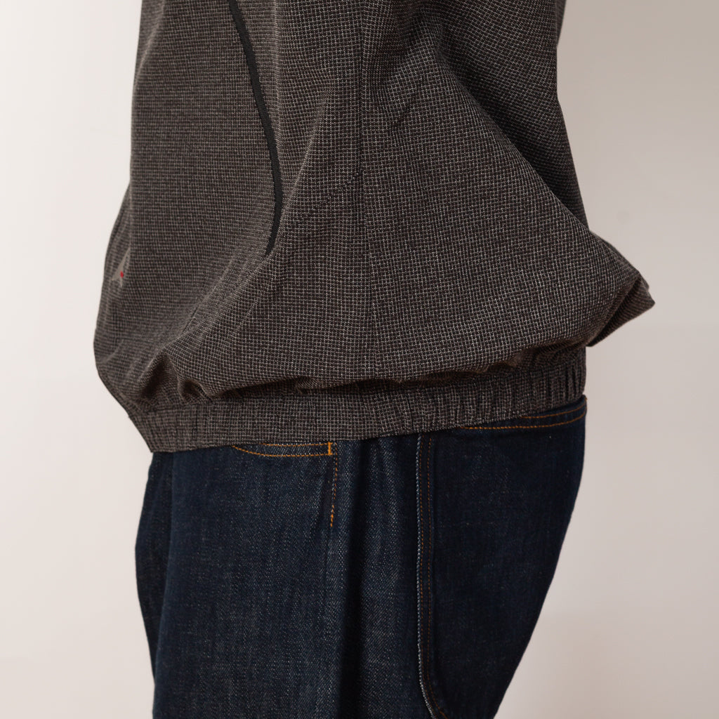 Lamon Reinforced Technical Zip Up Shirt - Black