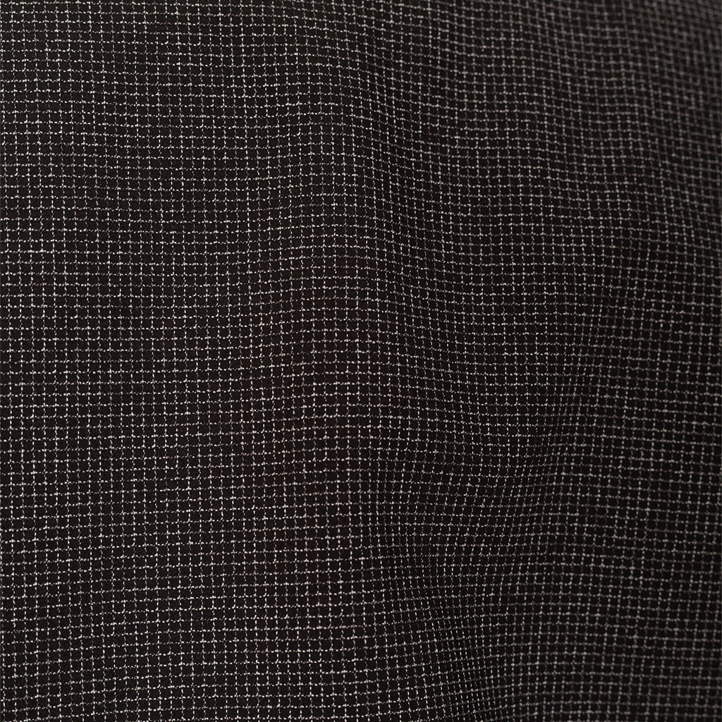 Lamon Reinforced Technical Zip Up Shirt - Black