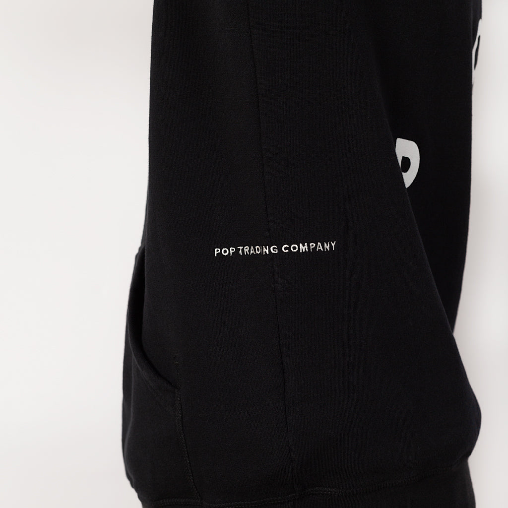 Pop Logo Hooded Sweat - Black