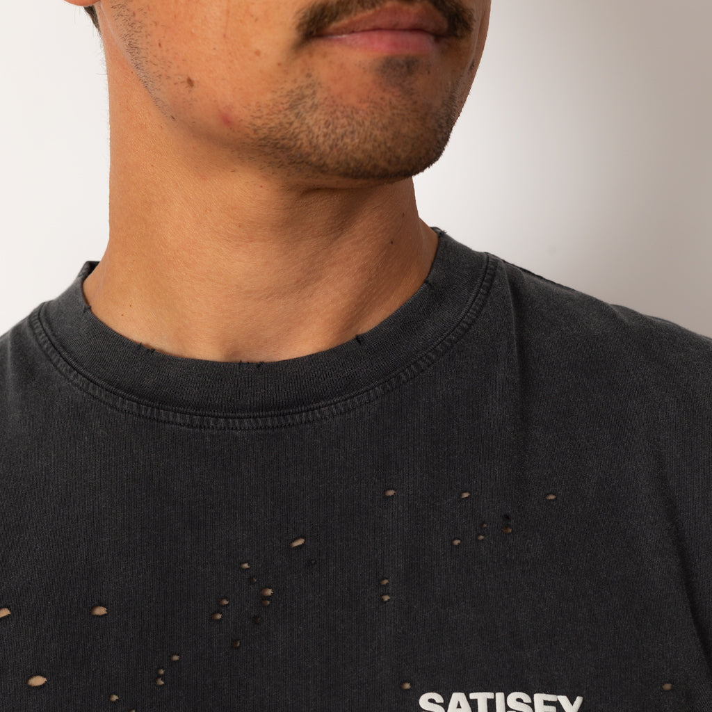 MothTech Muscle Tee - Aged Black