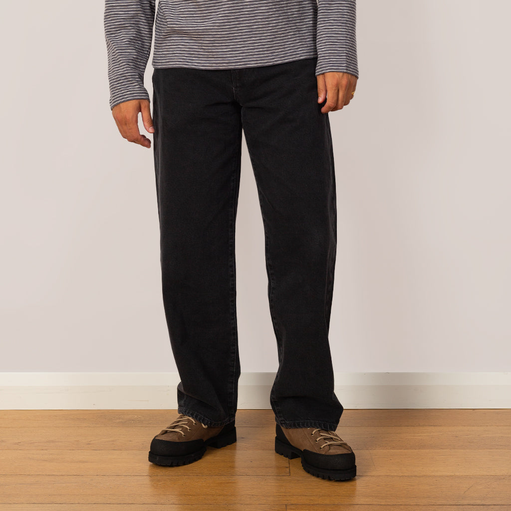 Wide 5 Jean - Washed Black