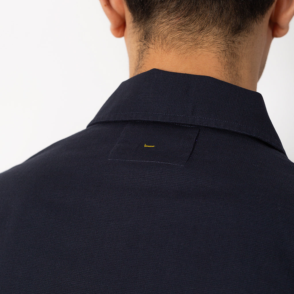 Offset Placket Polo - Ink