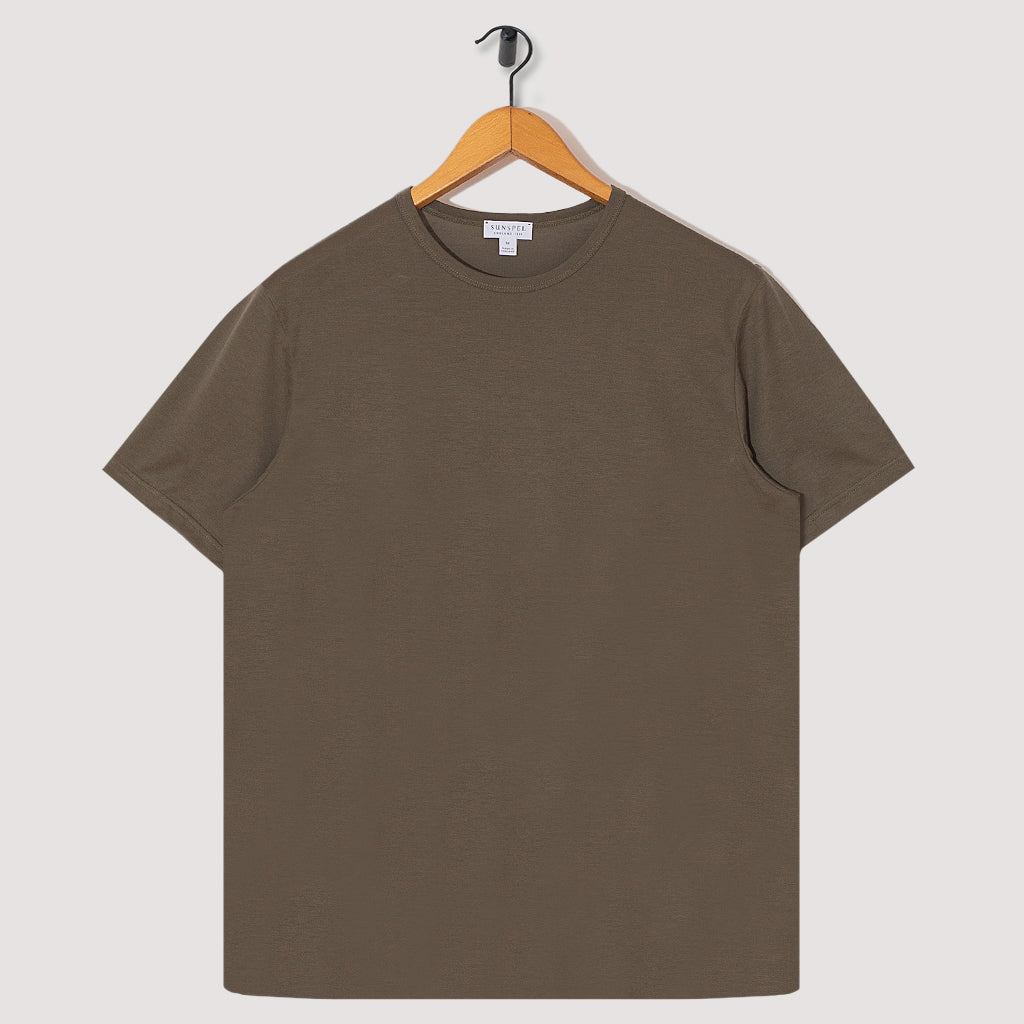 S/S Crew Neck T-Shirt - Khaki