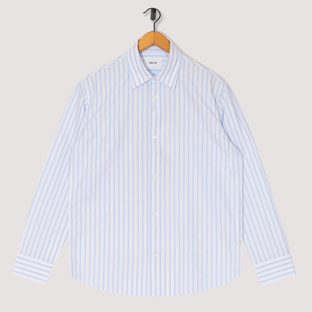 Freddy 5973 Shirt - Aqua Stripe